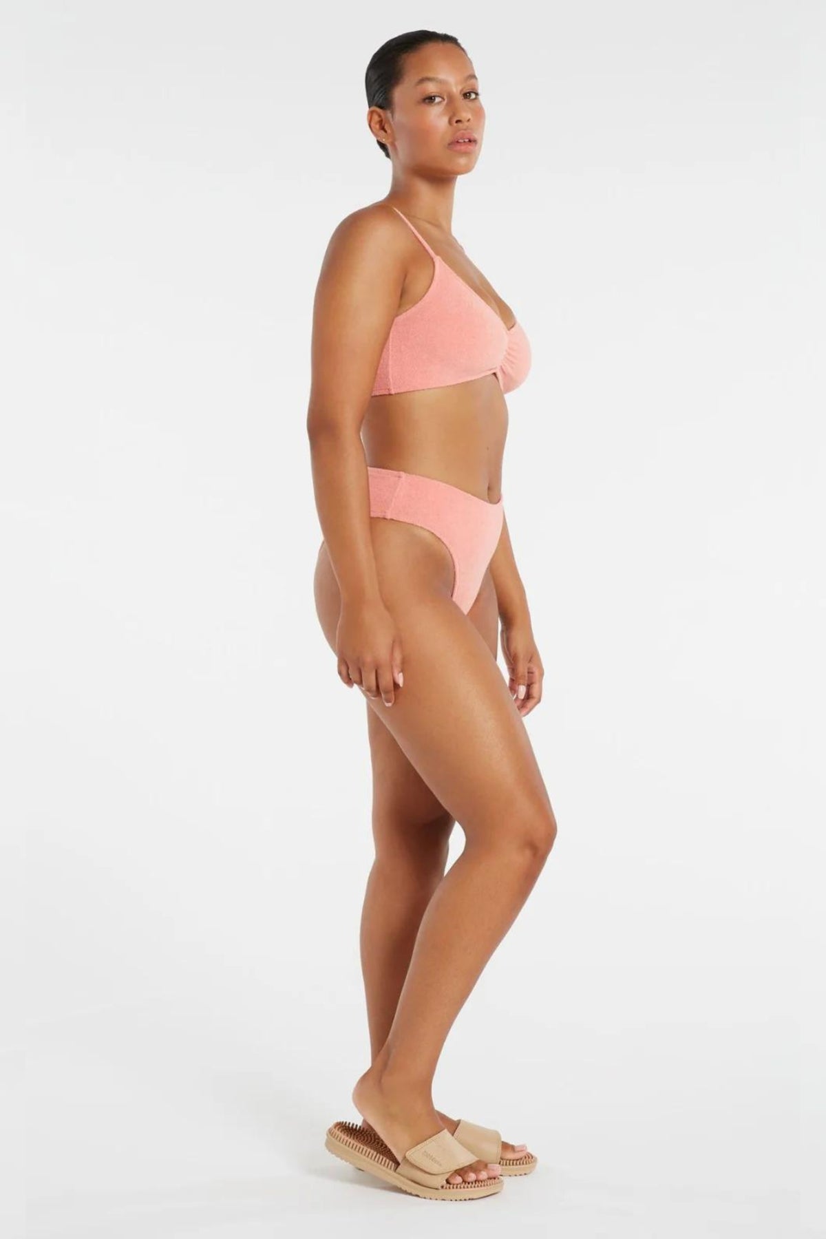 Vacationer Bralette Bikini | Coral