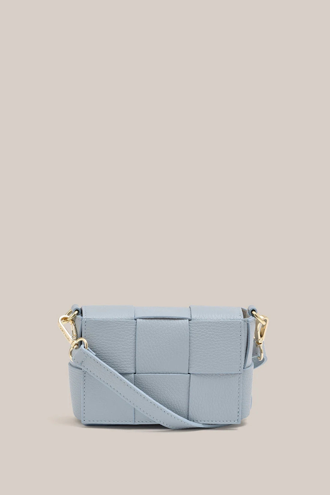 Margot Mini Woven Bag | Powder Blue