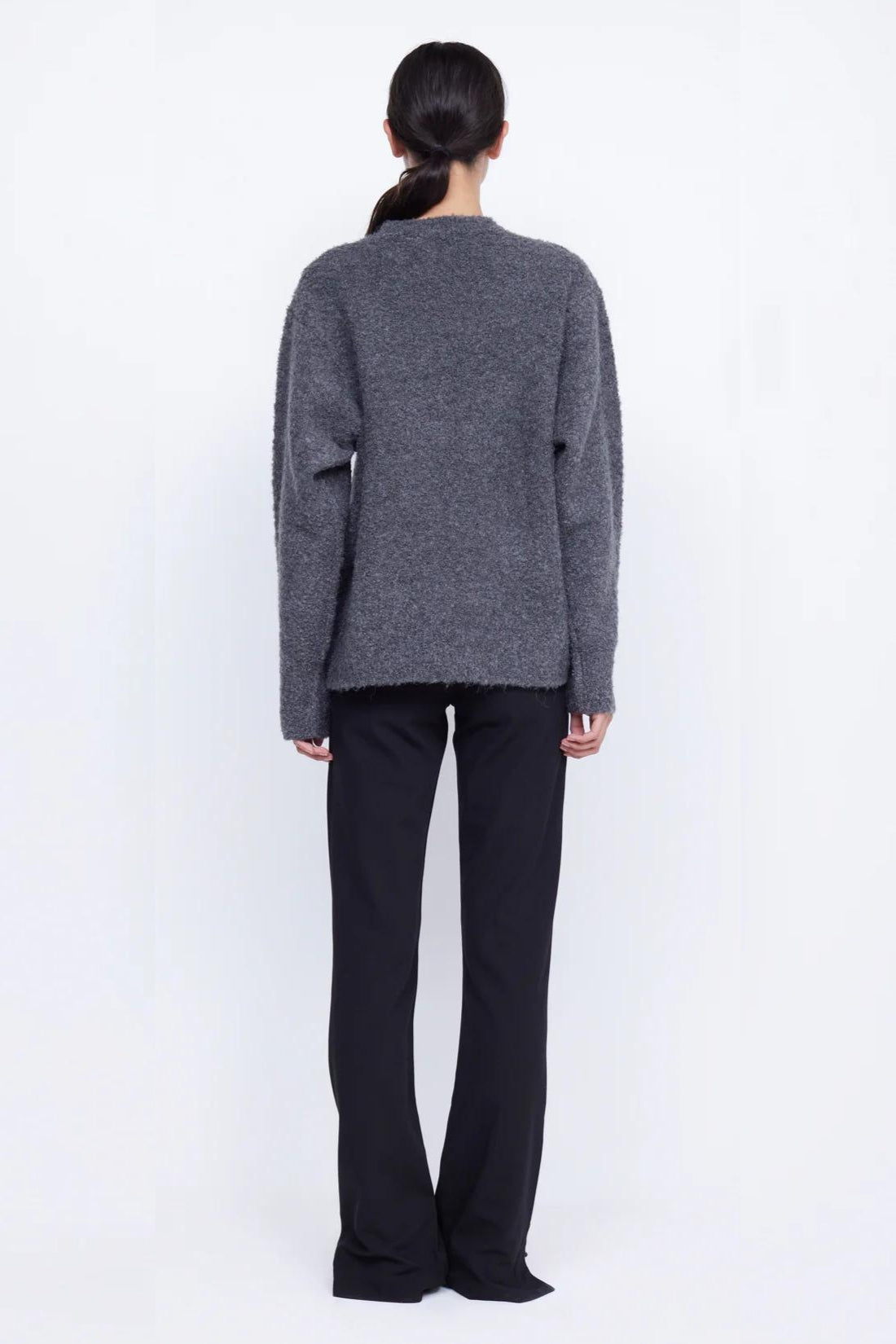 Brice Knit Jumper | Charcoal