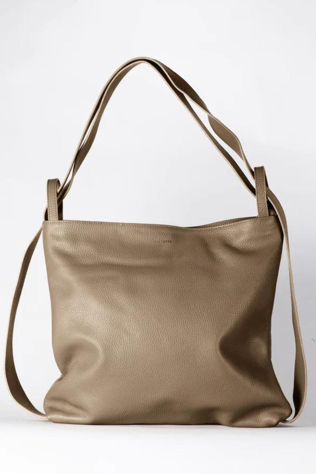 Bella Taupe 2-in-1 Convertible Backpack Tote