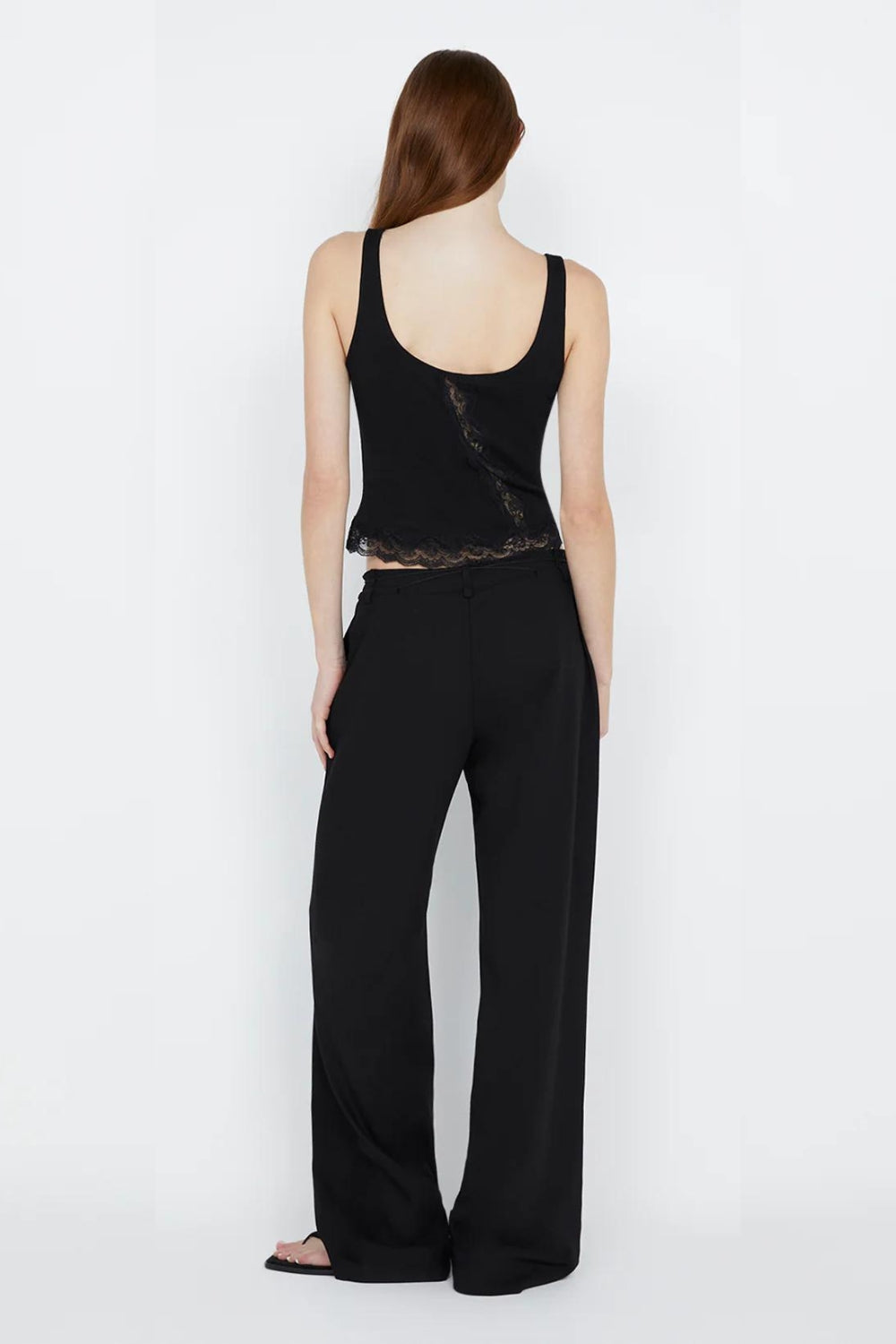 Naida Straight Leg Pant | Black