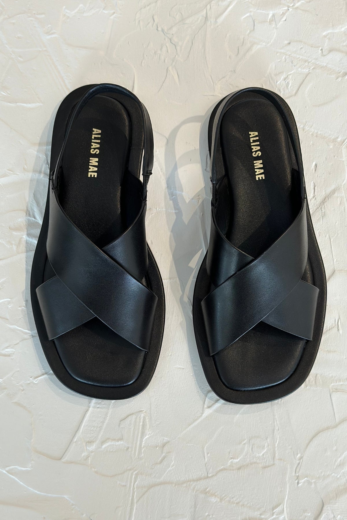 Keya Sandal - Black Leather