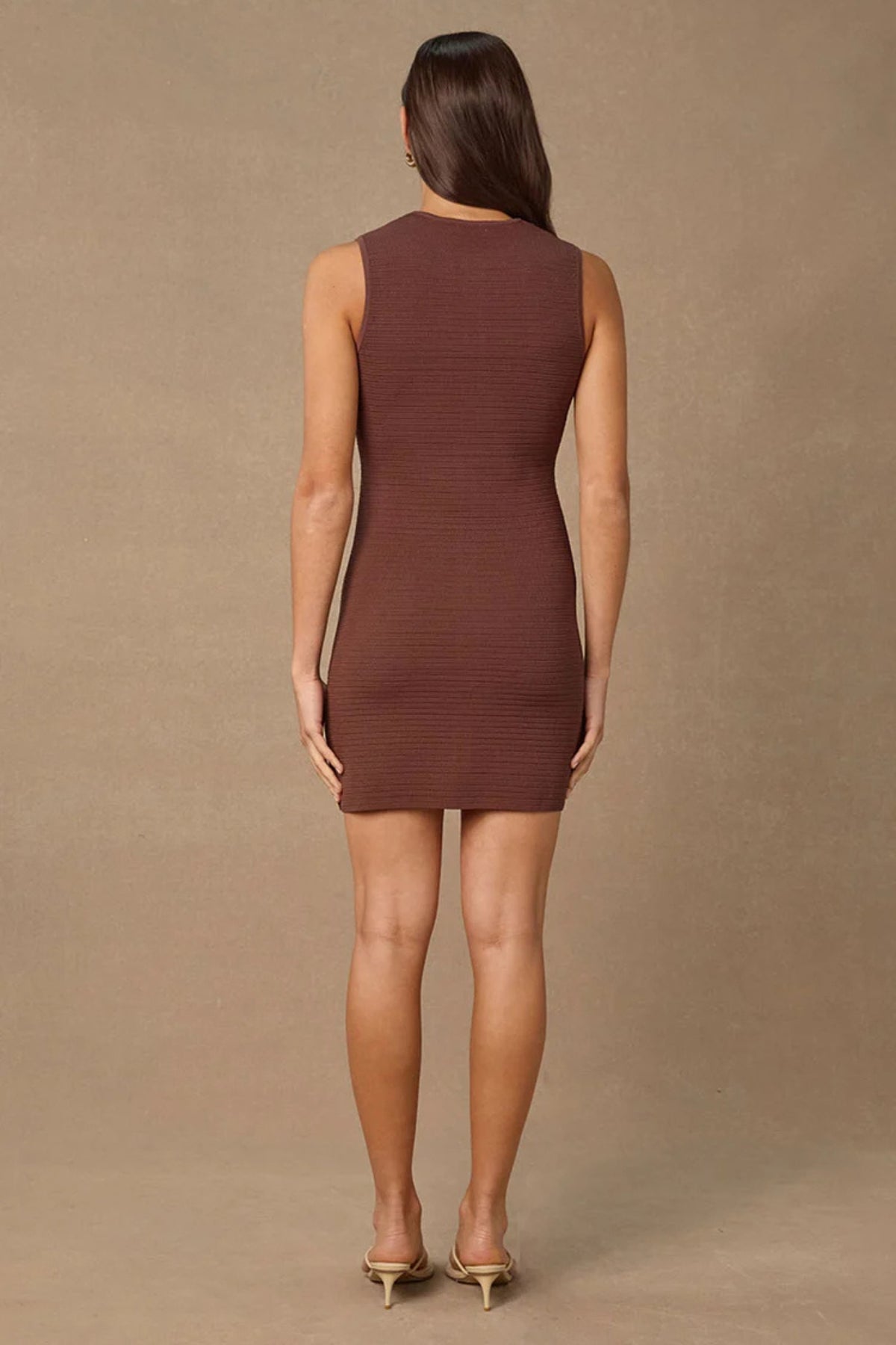 Shoal Knit Mini Dress | Cocoa