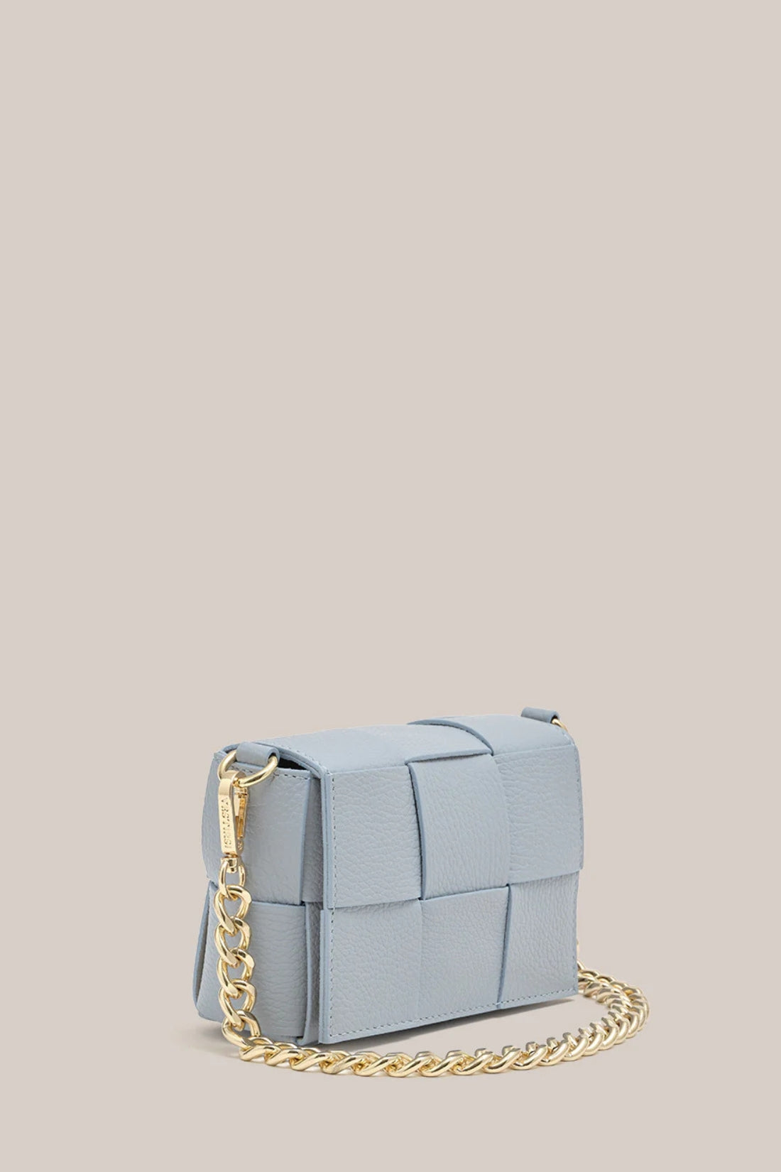 Margot Mini Woven Bag | Powder Blue