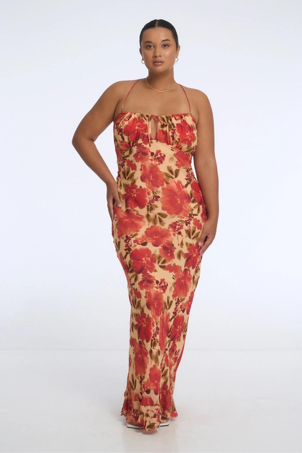 Marta Maxi Dress | Camellia Floral