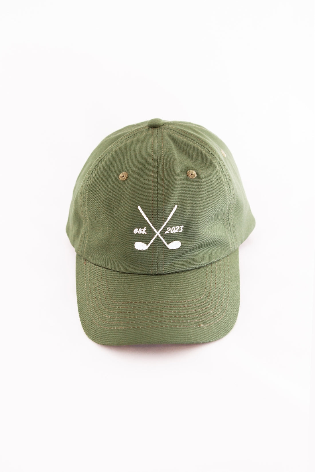 &quot;A&quot; Game Golf Cap | Olive/White