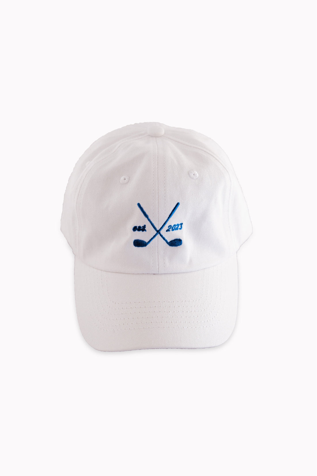 &quot;A&quot; Game Golf Cap | White/Blue