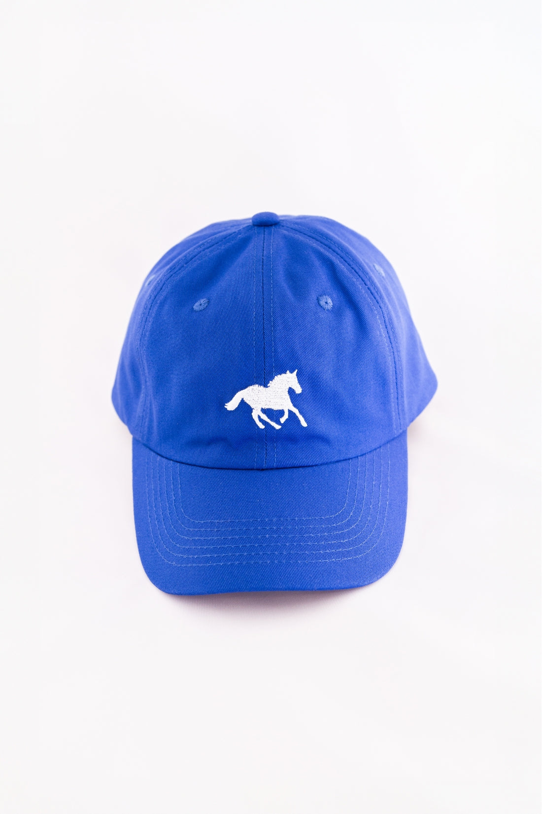 Horse Girl Cap | Blue/White