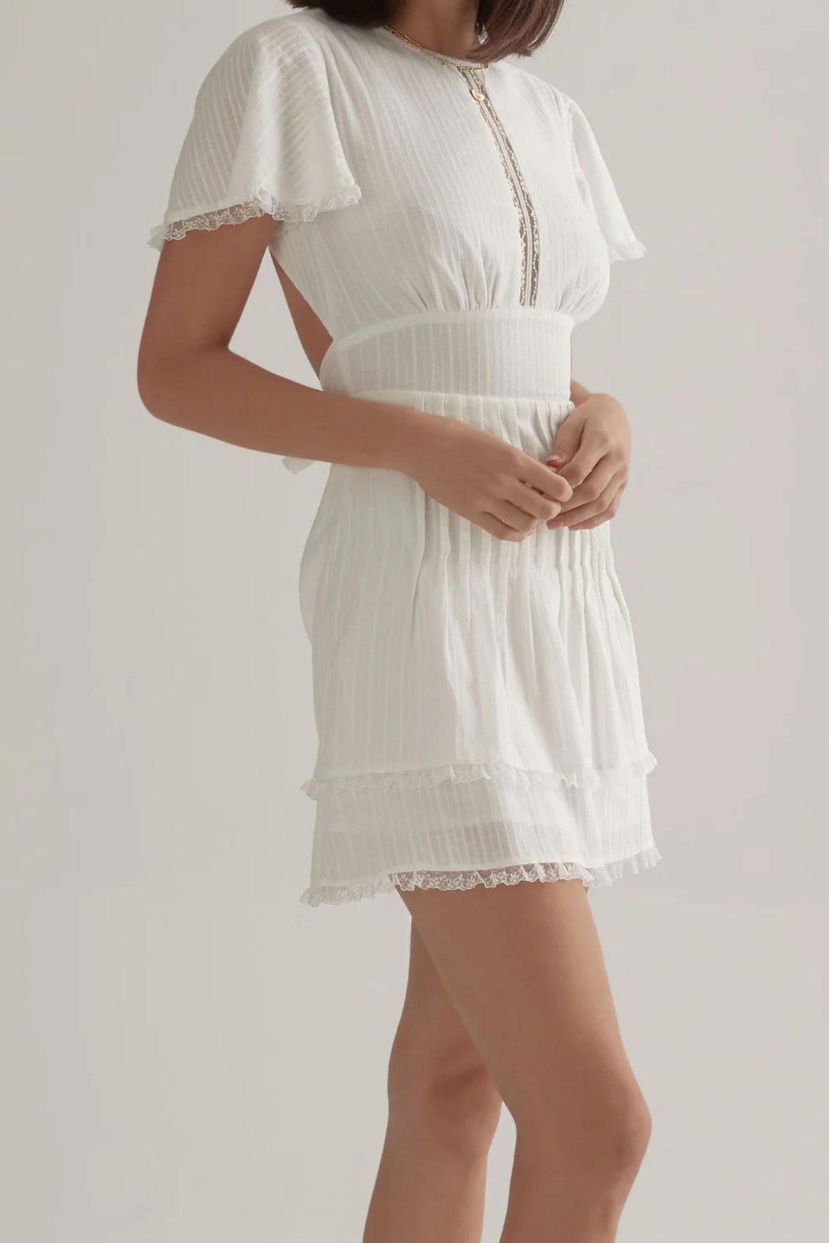 Blair Dress | Prairie White