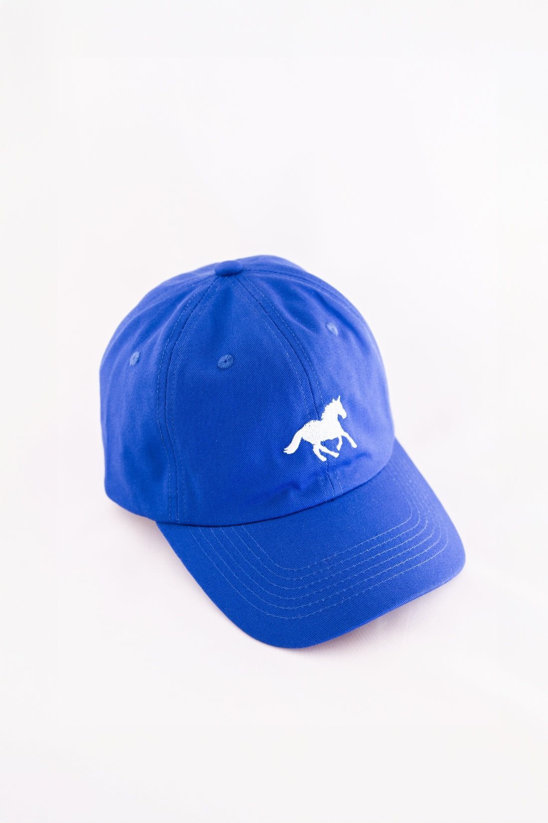 Horse Girl Cap | Blue/White