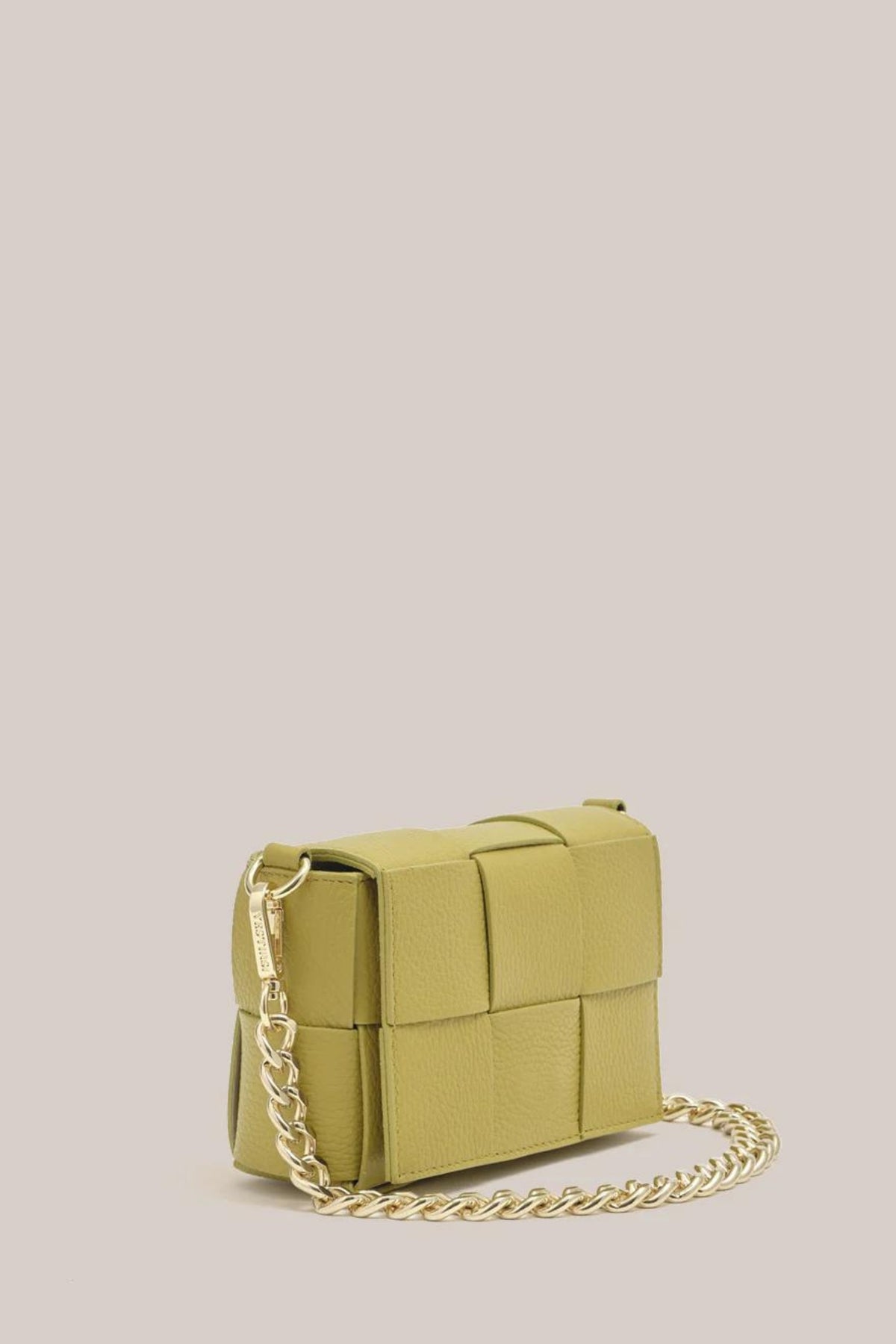 Margot Mini Woven Bag | Pistacchio