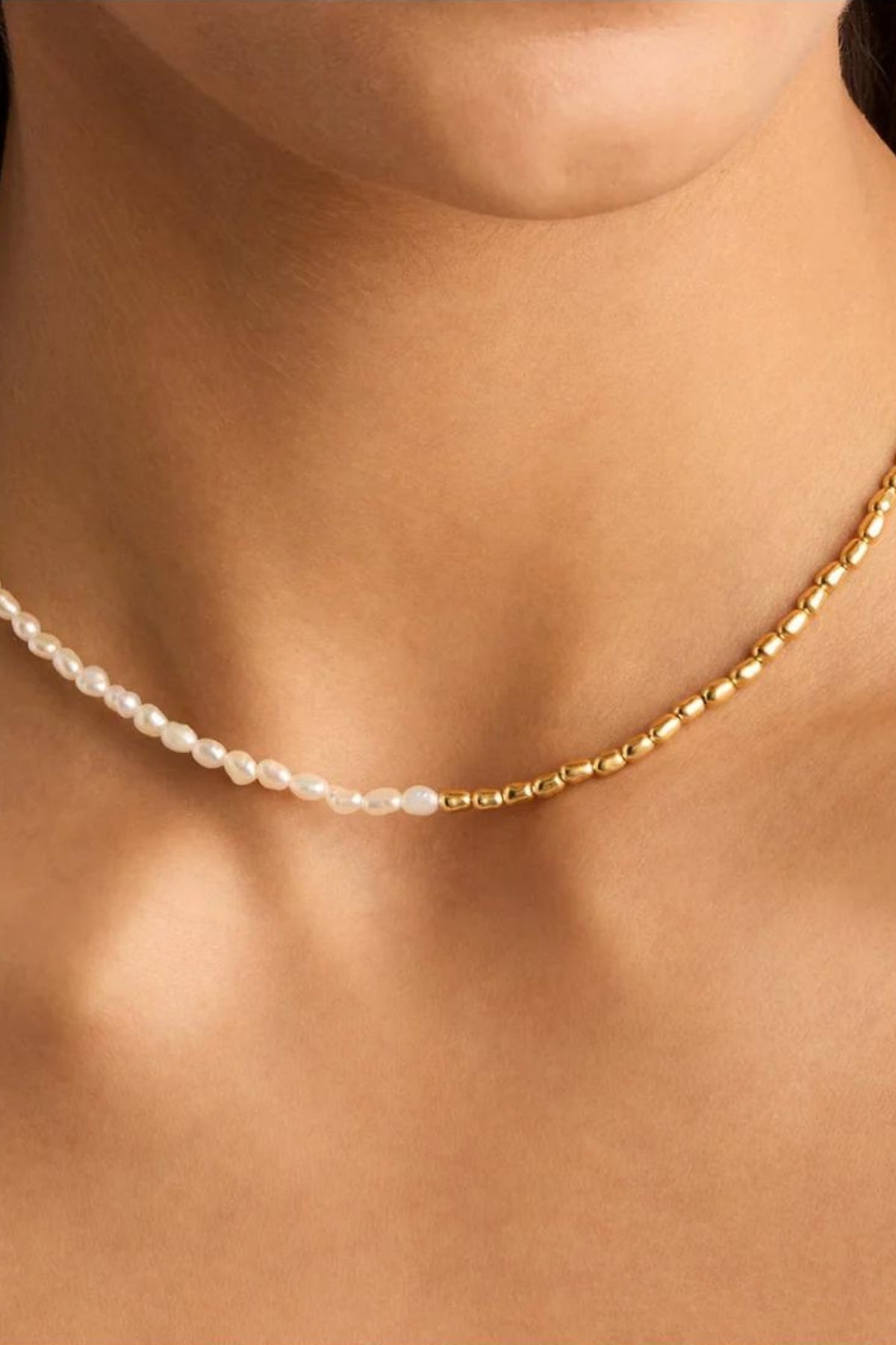 By Your Side Choker | Pearl