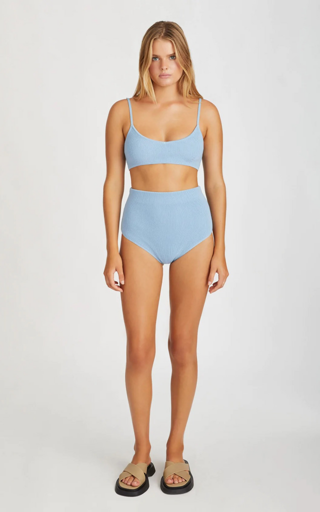 Knitted Bralette - Cool Blue - Arche
