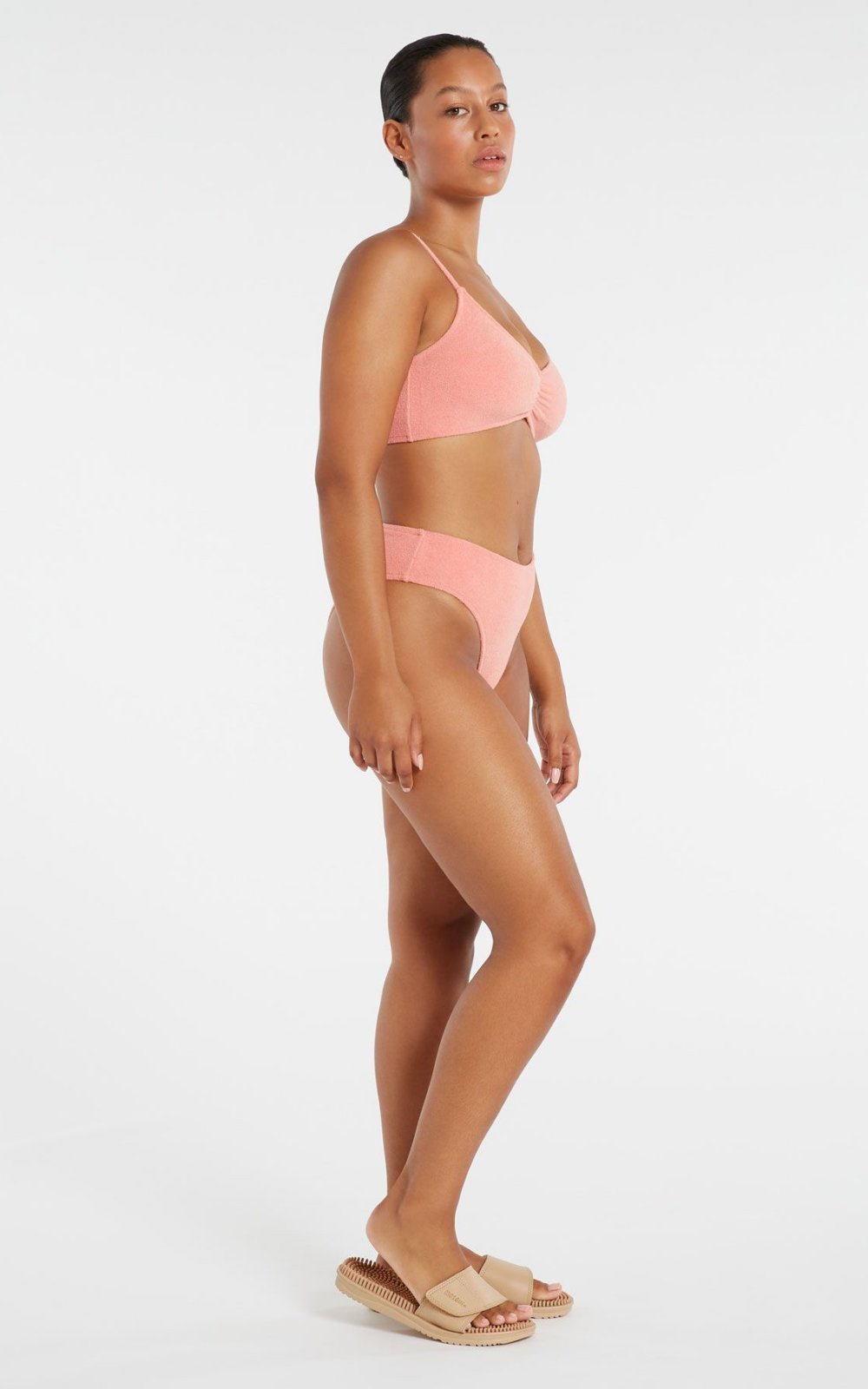Vacationer Bralette Bikini - Coral