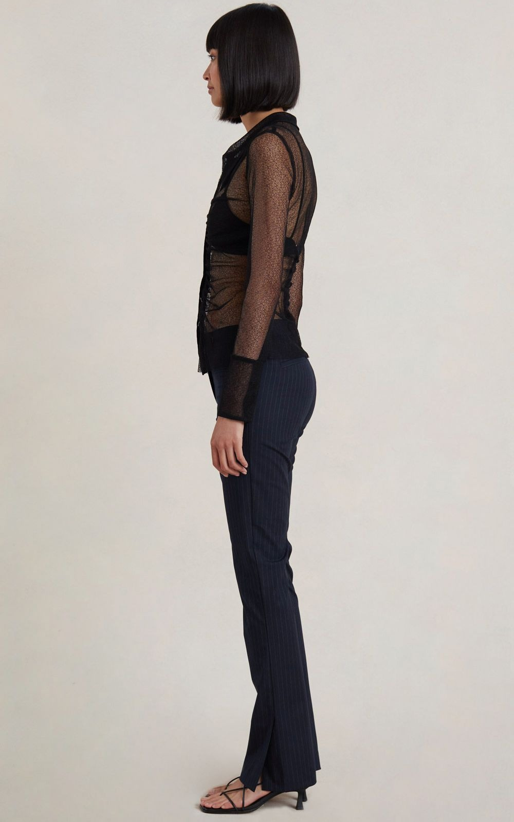 Gabriella Long Sleeve Top - Black