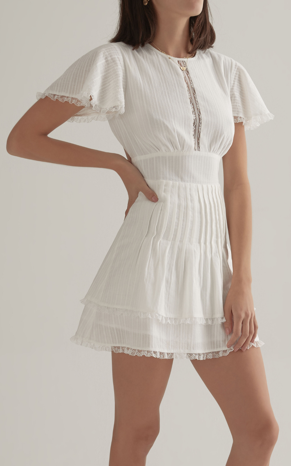 Blair Dress - Prairie White