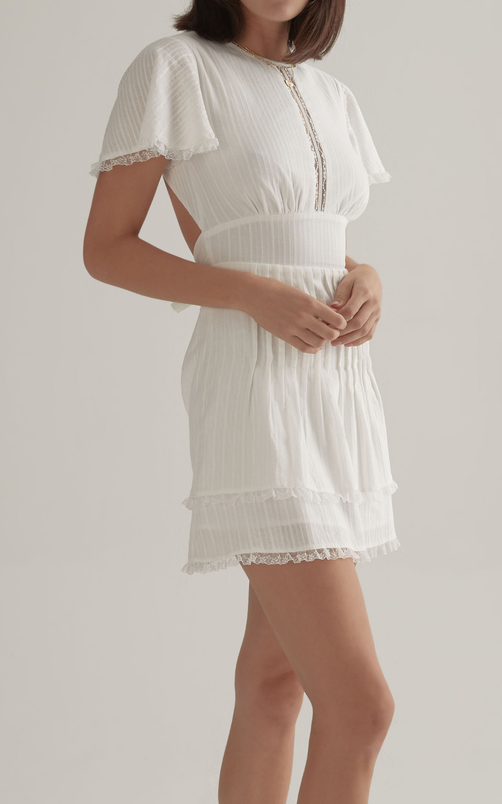 Blair Dress - Prairie White